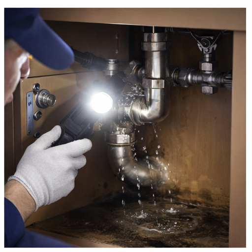 Under-Sink Leak Detection & Repair